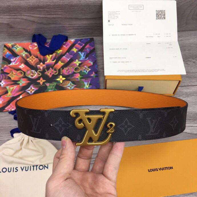 Louis Vuitton Squared 40MM Belt - PerfectKickZ