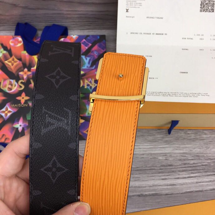 Louis Vuitton Squared 40MM Belt - PerfectKickZ
