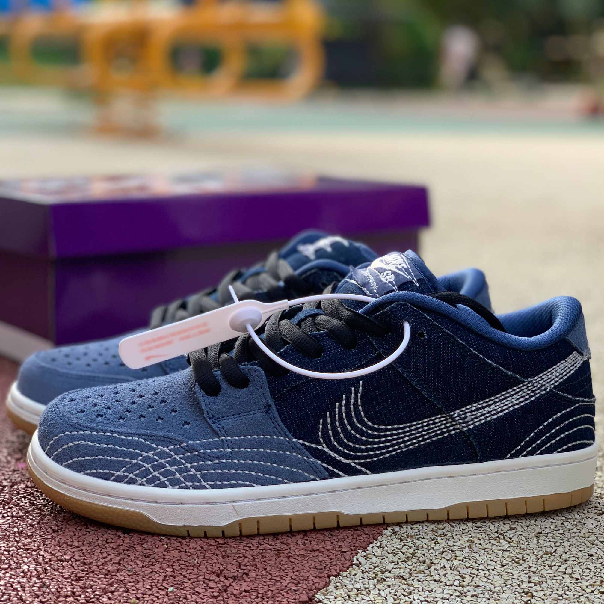 Nike SB Dunk Low Sashiko Pack CV0316-400 - PerfectKickZ