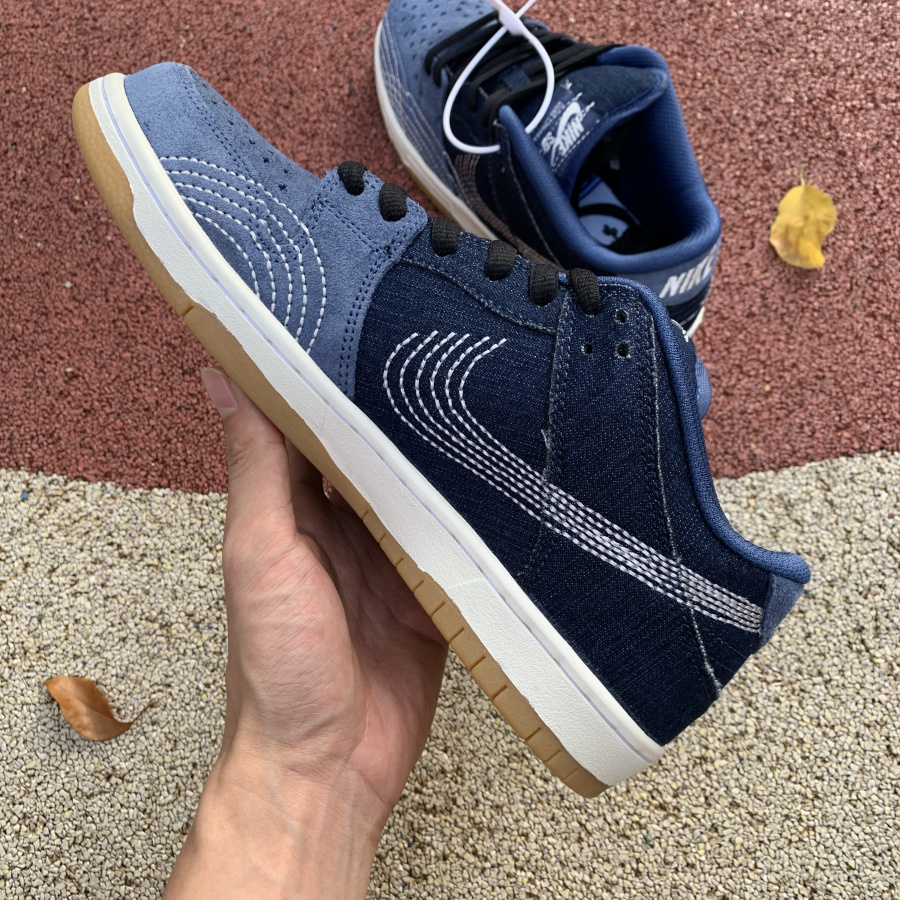Nike SB Dunk Low Sashiko Pack CV0316-400 - PerfectKickZ