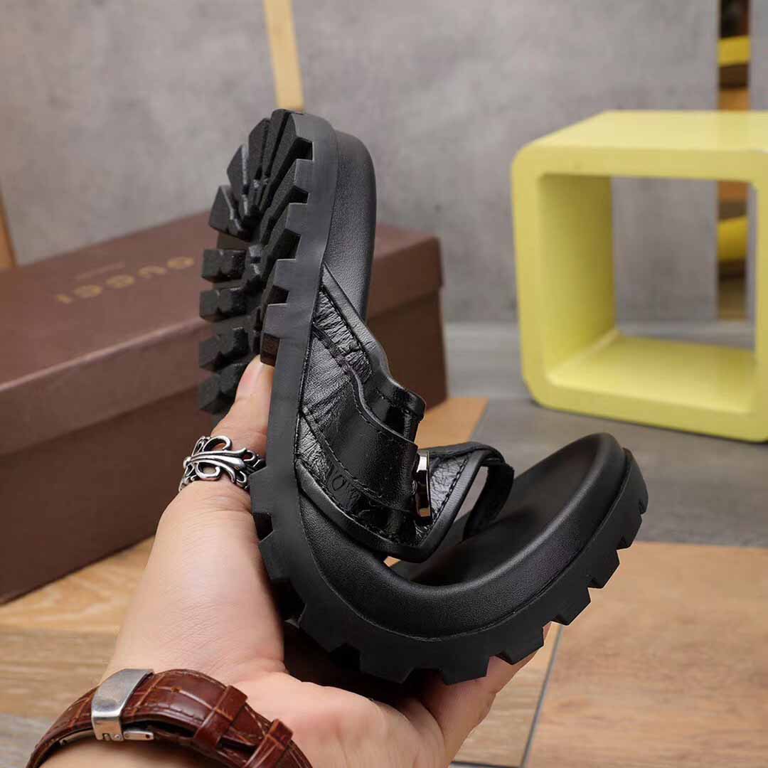Gucci GG Slides Thong Sandals  - PerfectKickZ