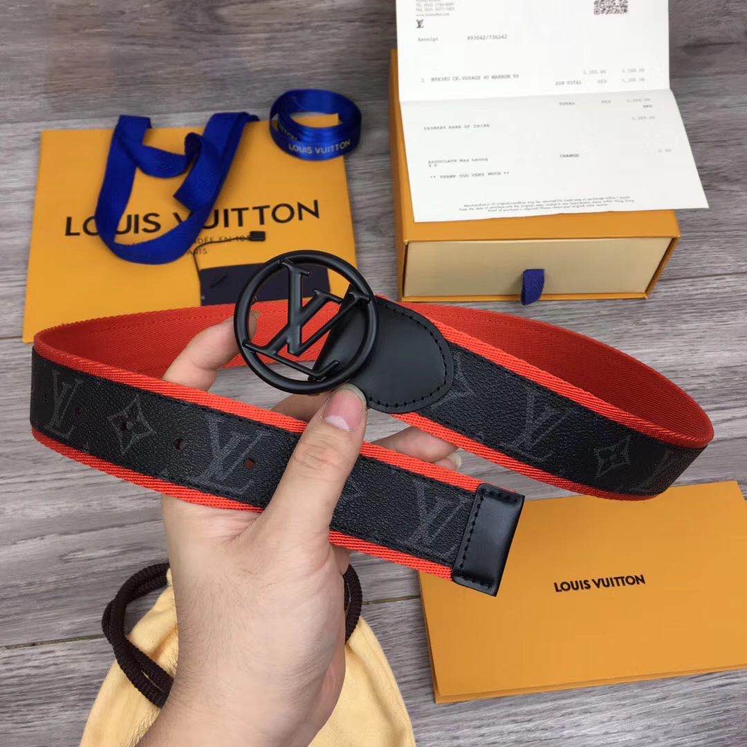 Louis Vuitton Monogram Belt  - PerfectKickZ