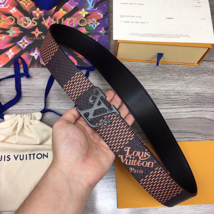 Louis Vuitton Squared 40MM Belt - PerfectKickZ