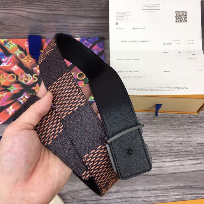 Louis Vuitton Squared 40MM Belt - PerfectKickZ