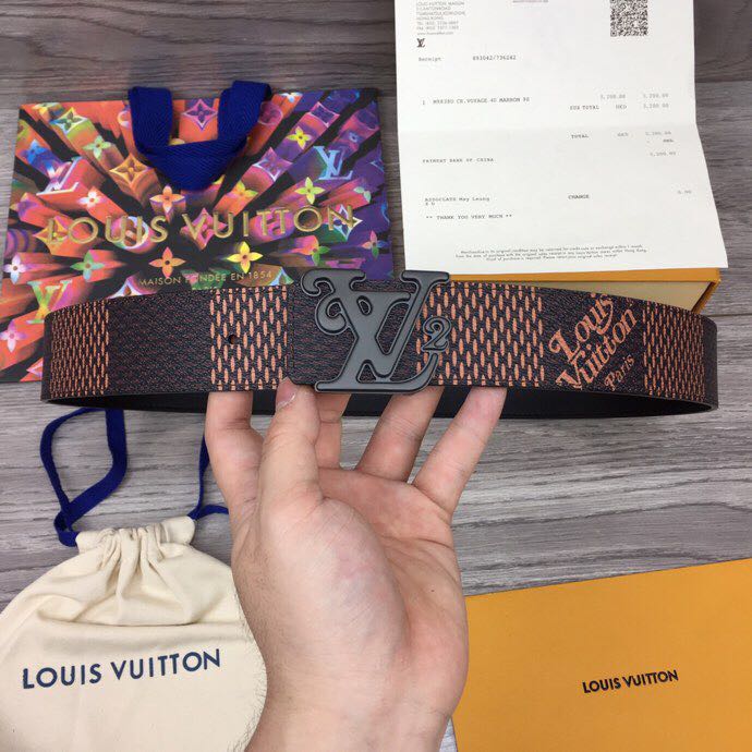 Louis Vuitton Squared 40MM Belt - PerfectKickZ