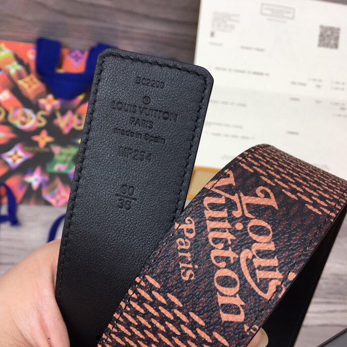 Louis Vuitton Squared 40MM Belt - PerfectKickZ