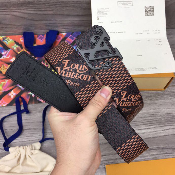 Louis Vuitton Squared 40MM Belt - PerfectKickZ