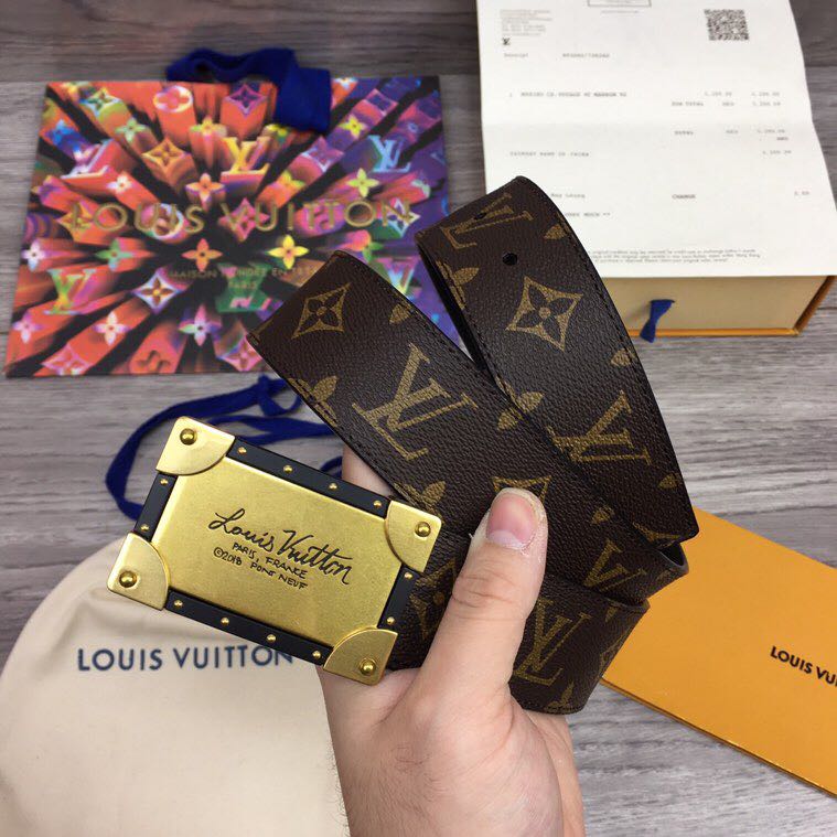 Louis Vuitton Neo Trunk 40MM Belt - PerfectKickZ