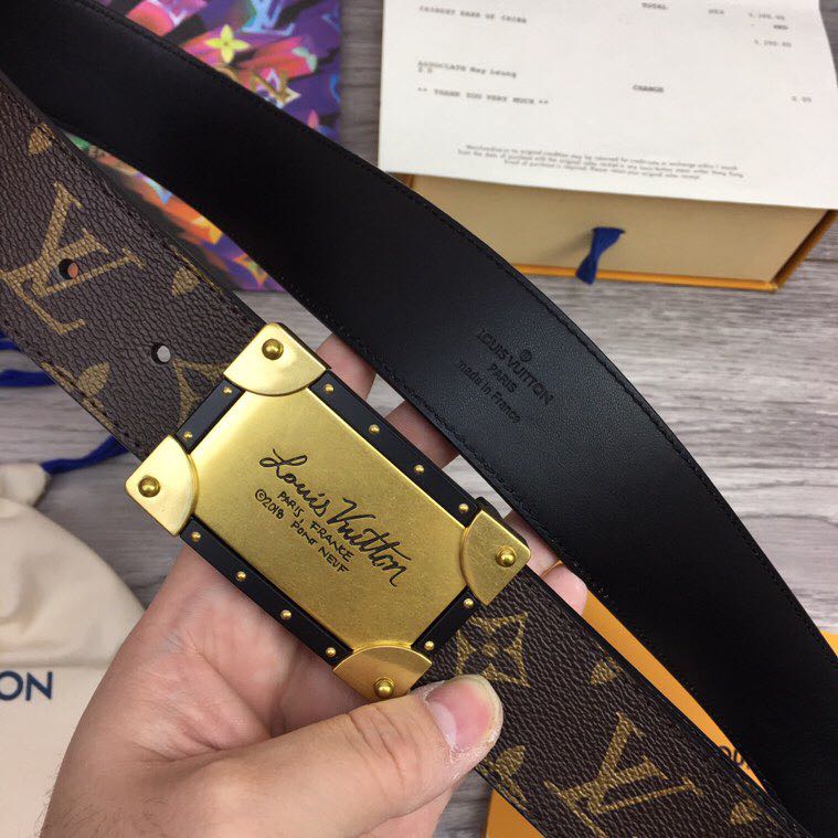 Louis Vuitton Neo Trunk 40MM Belt - PerfectKickZ
