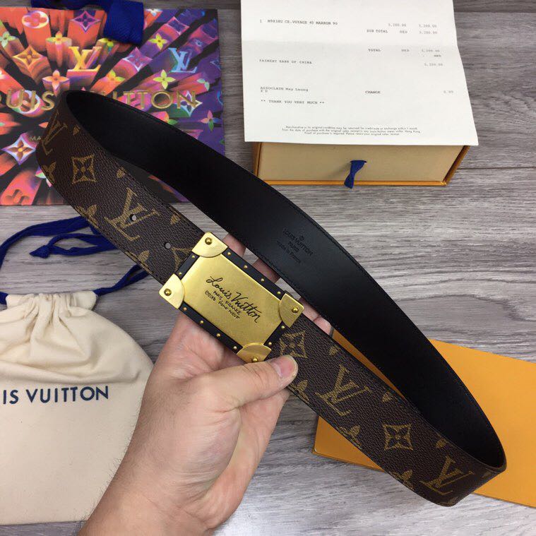 Louis Vuitton Neo Trunk 40MM Belt - PerfectKickZ