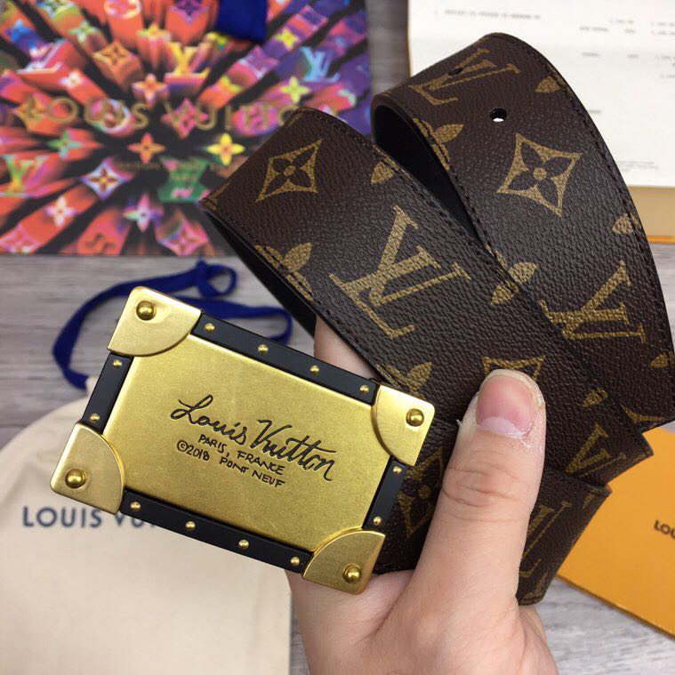 Louis Vuitton Neo Trunk 40MM Belt - PerfectKickZ
