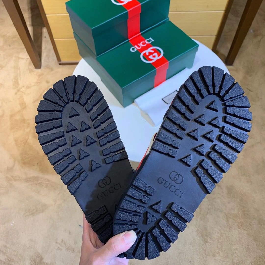 Gucci Web Slide Sandal - PerfectKickZ
