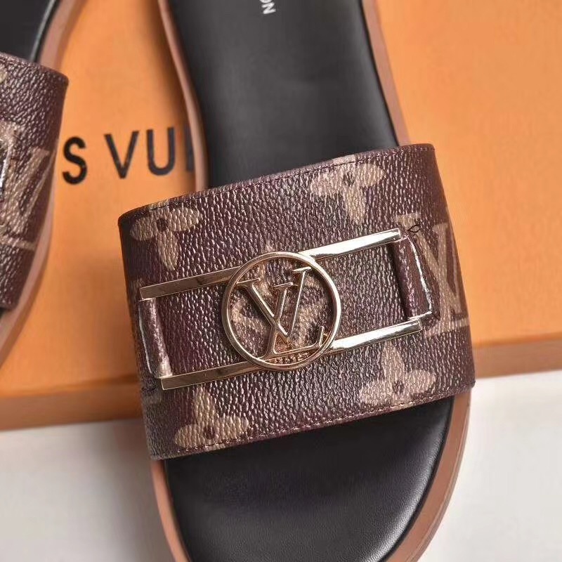 Louis Vuitton Monogram Lock It Flat Mule  - PerfectKickZ