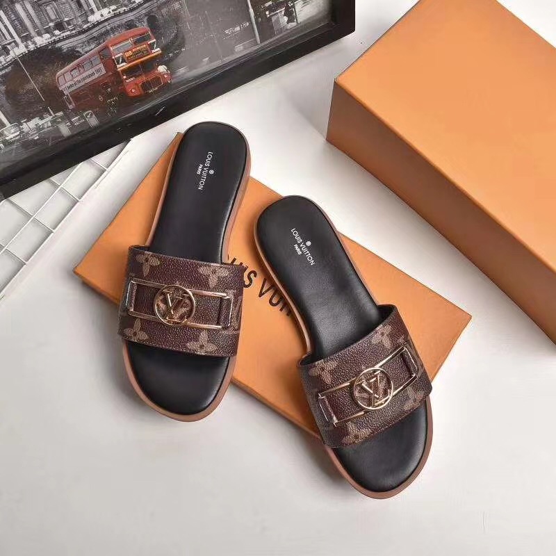 Louis Vuitton Monogram Lock It Flat Mule  - PerfectKickZ