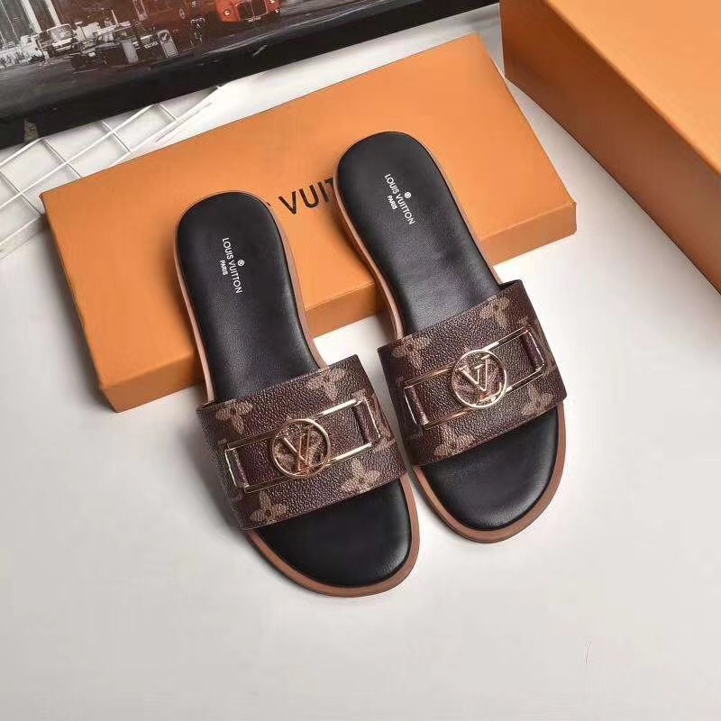 Louis Vuitton Monogram Lock It Flat Mule  - PerfectKickZ