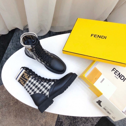Fendi Leather Biker Boots - PerfectKickZ