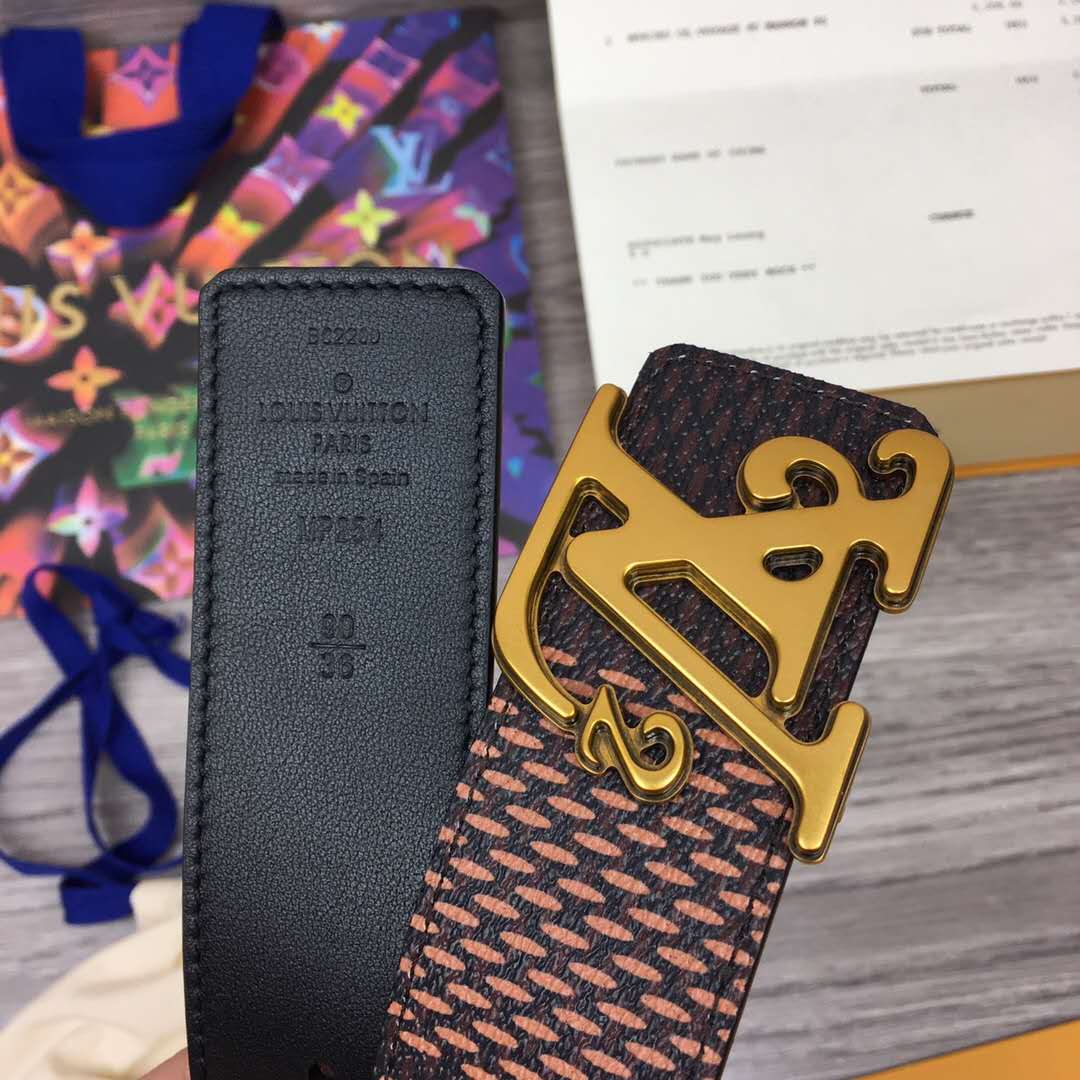 Louis Vuitton Squared LV 40mm Belt - PerfectKickZ