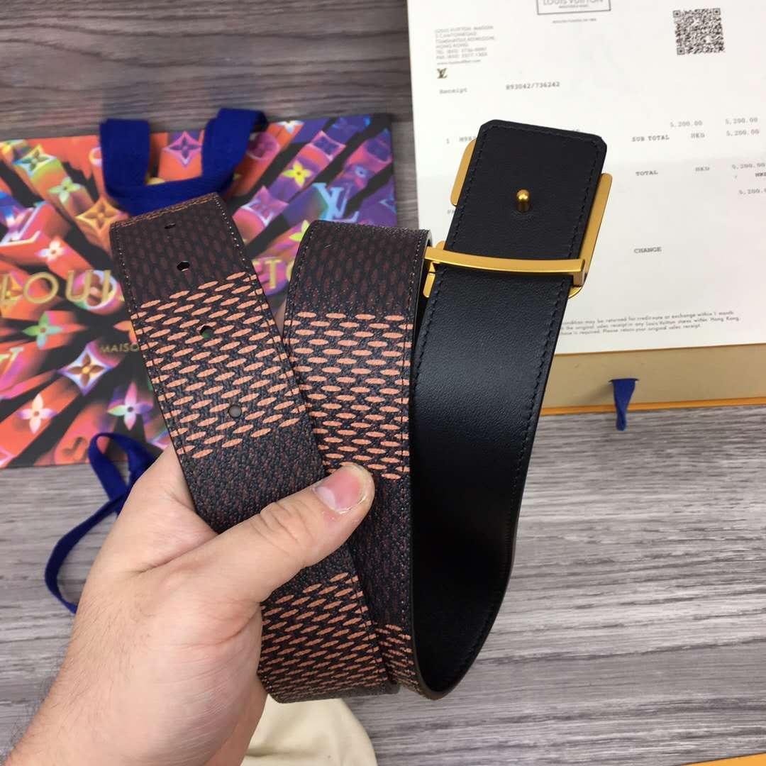 Louis Vuitton Squared LV 40mm Belt - PerfectKickZ