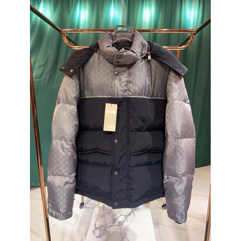 Gucci GG Jacquard Nylon Jacket - PerfectKickZ