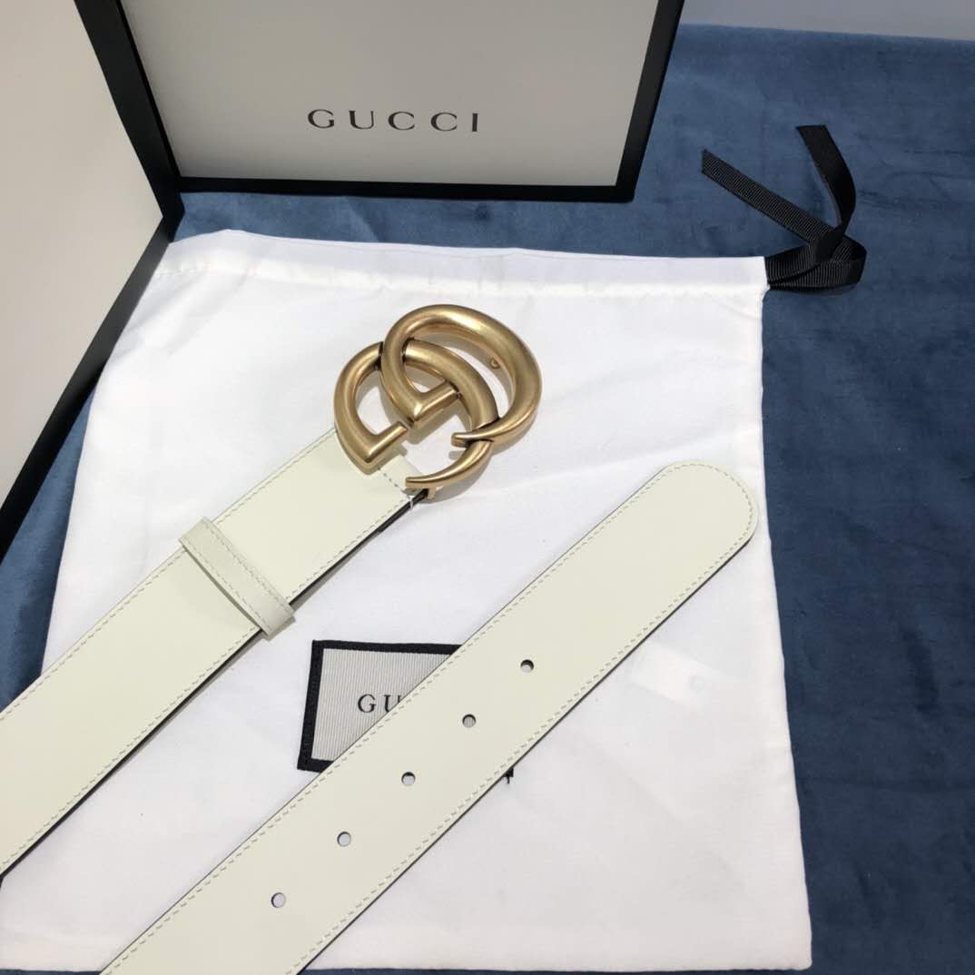 Gucci GG Belt With Double G Buckle - 