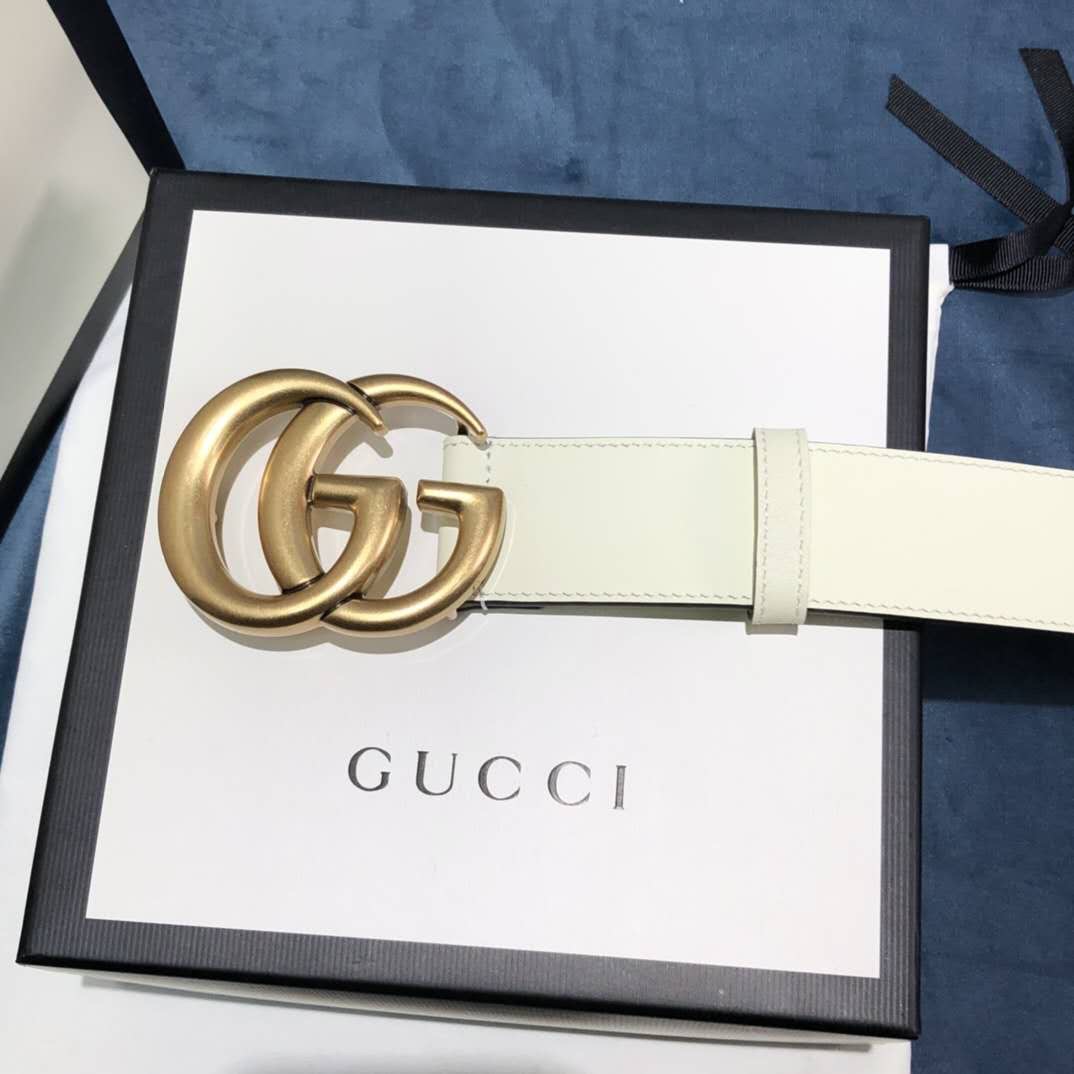 Gucci GG Belt With Double G Buckle - 