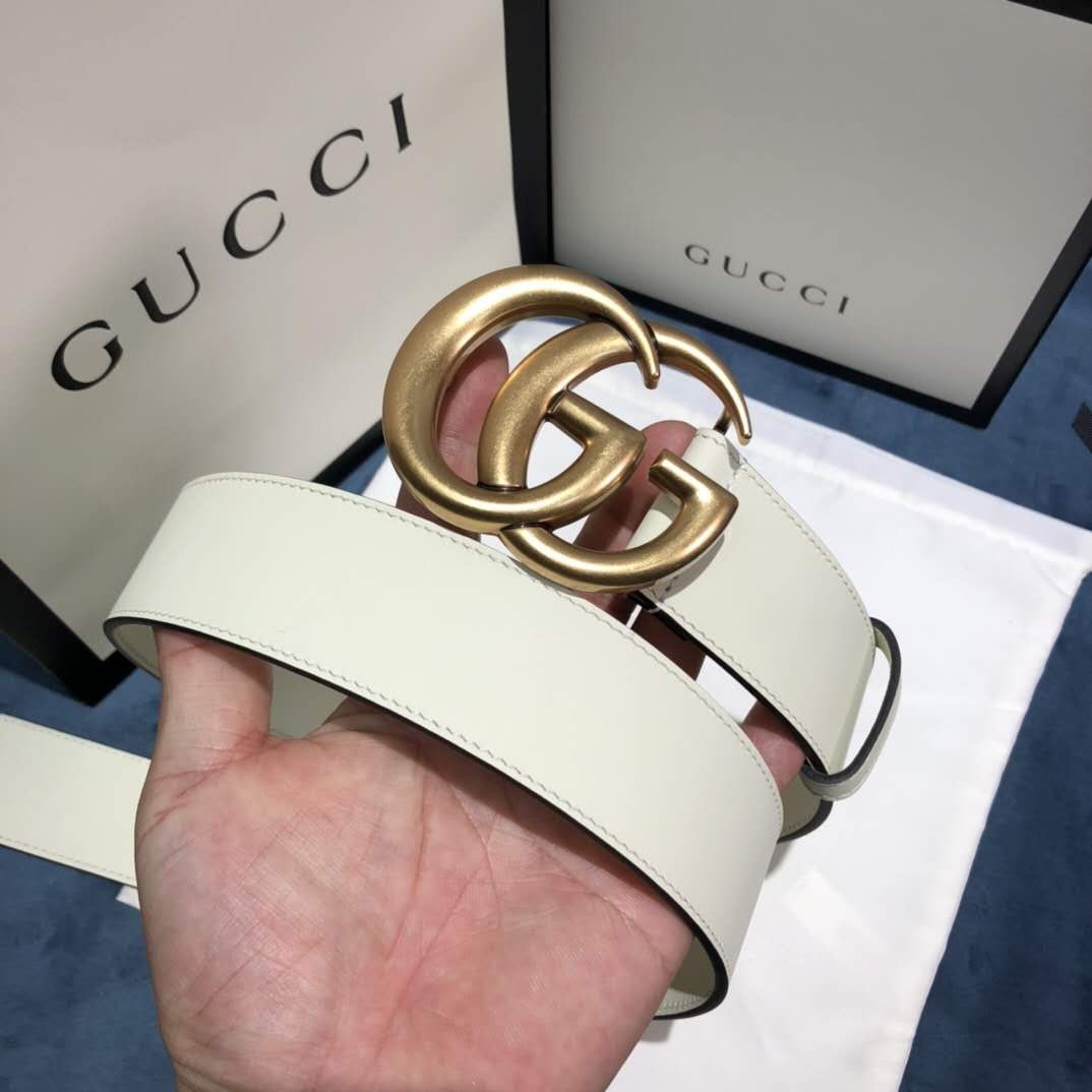 Gucci GG Belt With Double G Buckle - 