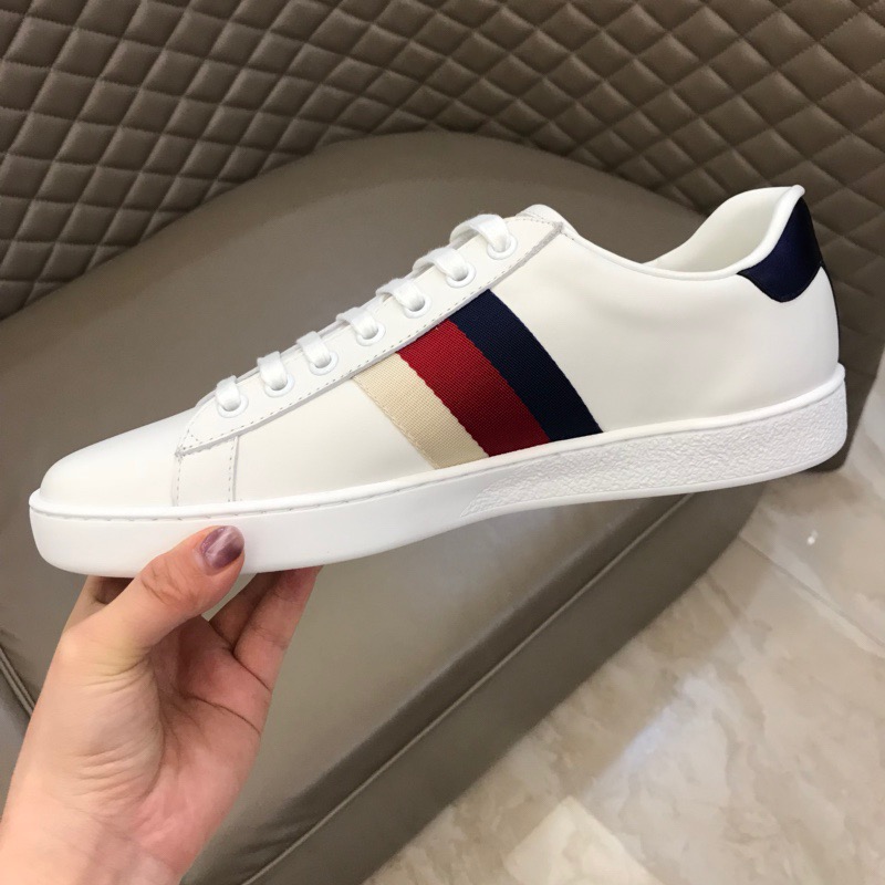Gucci Letter Ace Embroidered Sneaker - PerfectKickZ
