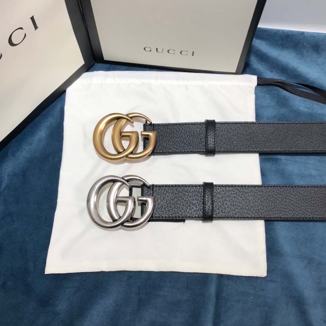 Gucci Black Belt ,1.5 Inch Buckle 3.003W*2.36 H Inches - PerfectKickZ