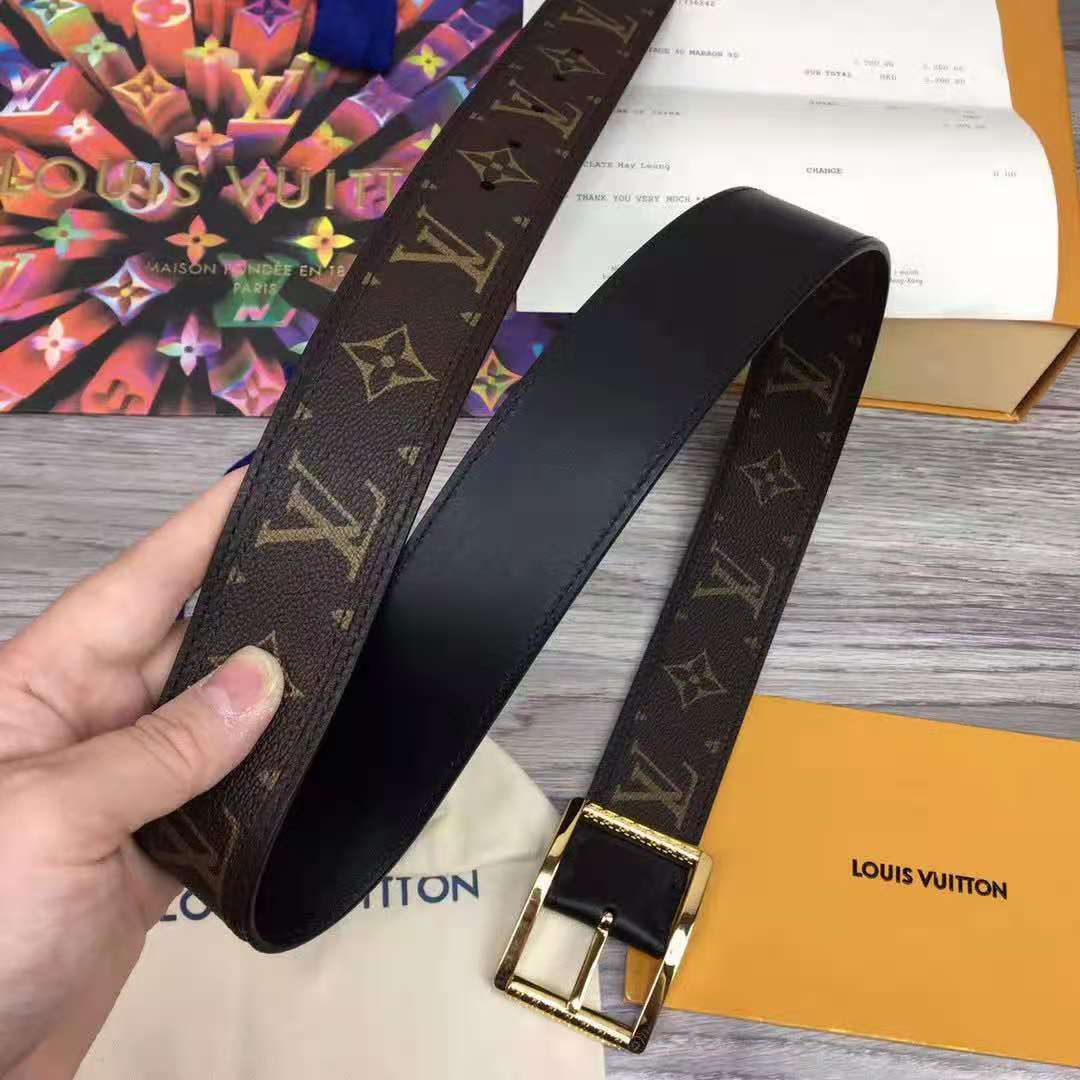 Louis Vuitton Monogram Belt - PerfectKickZ