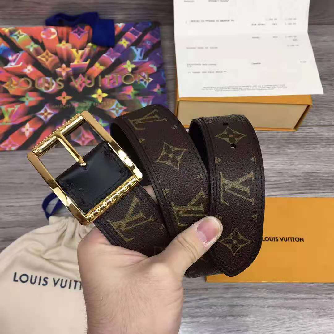Louis Vuitton Monogram Belt - PerfectKickZ