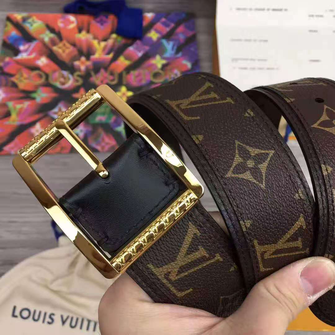 Louis Vuitton Monogram Belt - PerfectKickZ