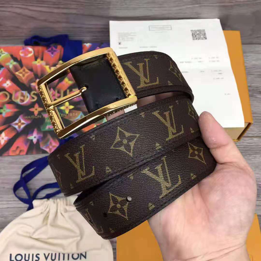 Louis Vuitton Monogram Belt - PerfectKickZ