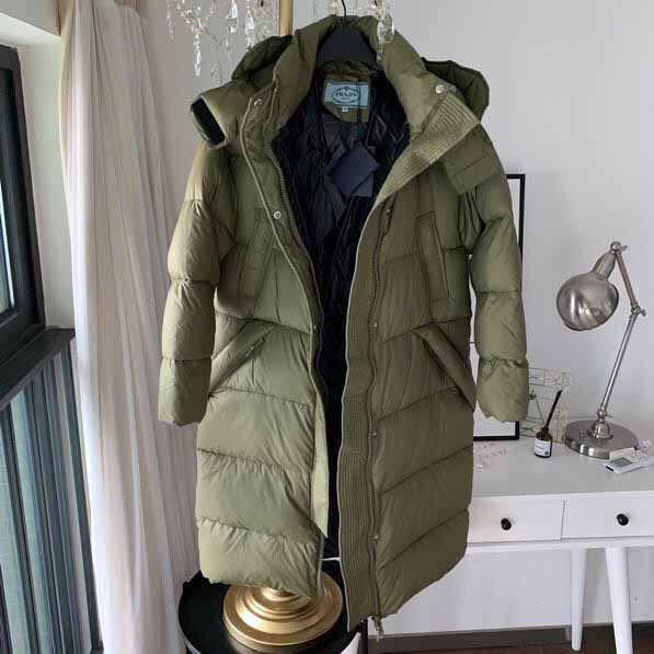 Prada Goose Down Long Jacket  - PerfectKickZ