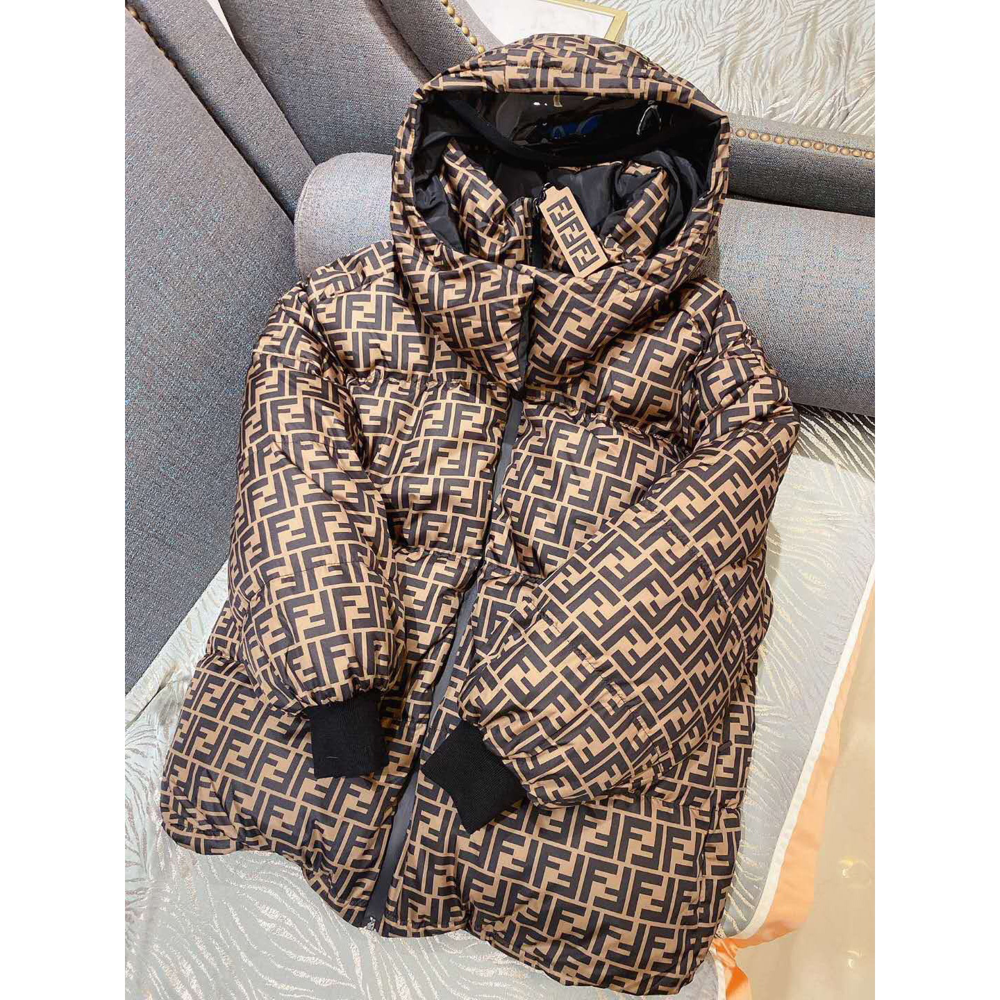 Fendi FF Motif Down Jacket - PerfectKickZ