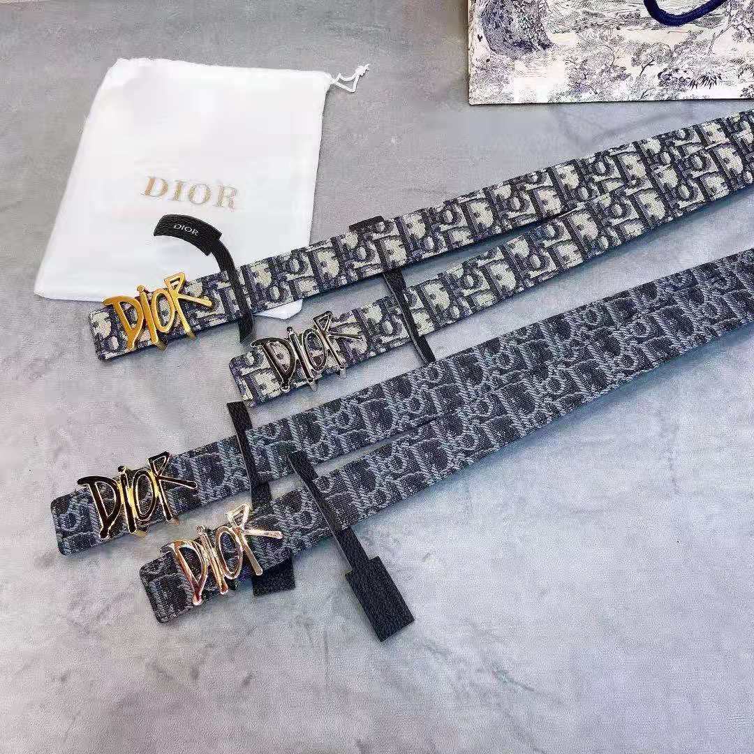 Dior Oblique Jacquard Belt - PerfectKickZ