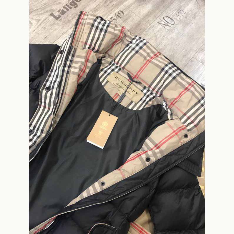 Burberry Belted Long Down Jacket - PerfectKickZ
