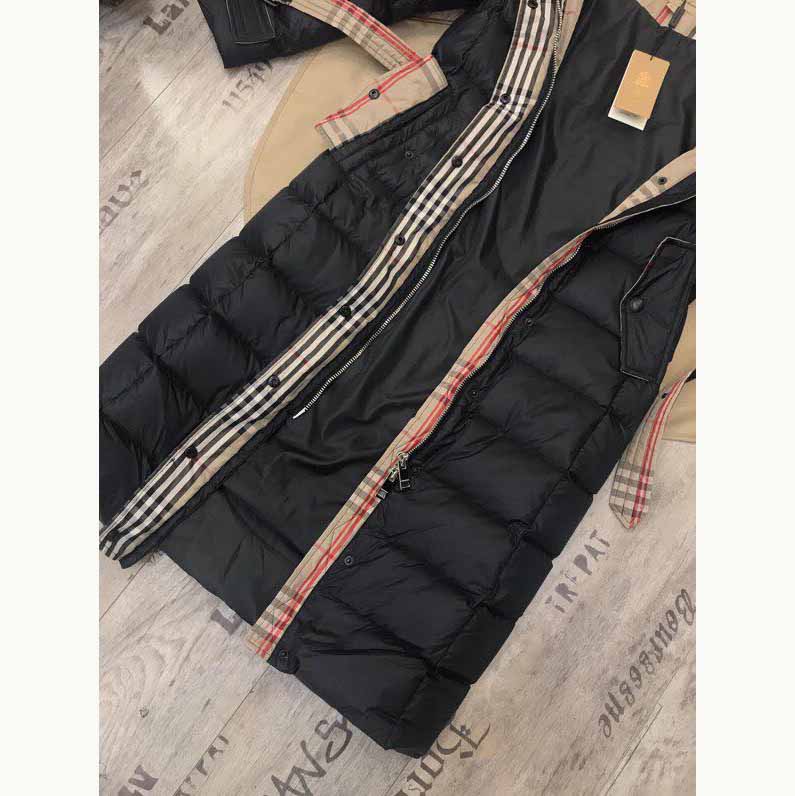 Burberry Belted Long Down Jacket - PerfectKickZ