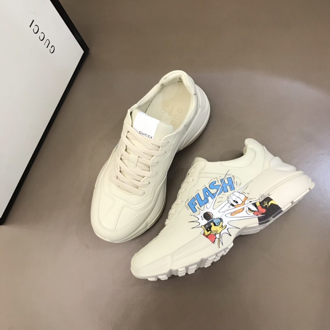 Gucci Disney Donald Duck Print Sneaker - PerfectKickZ
