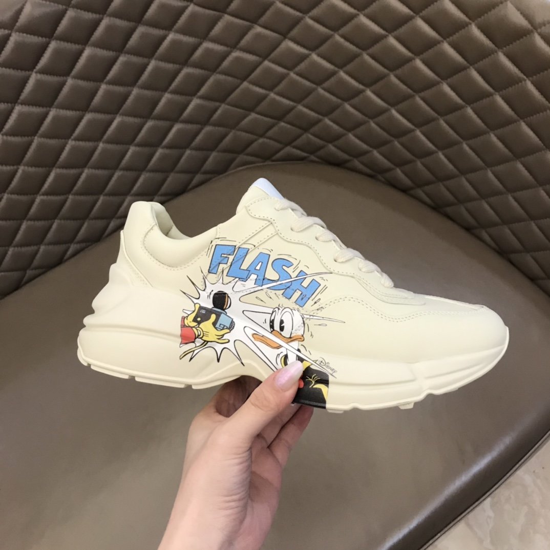 Gucci Disney Donald Duck Print Sneaker - PerfectKickZ