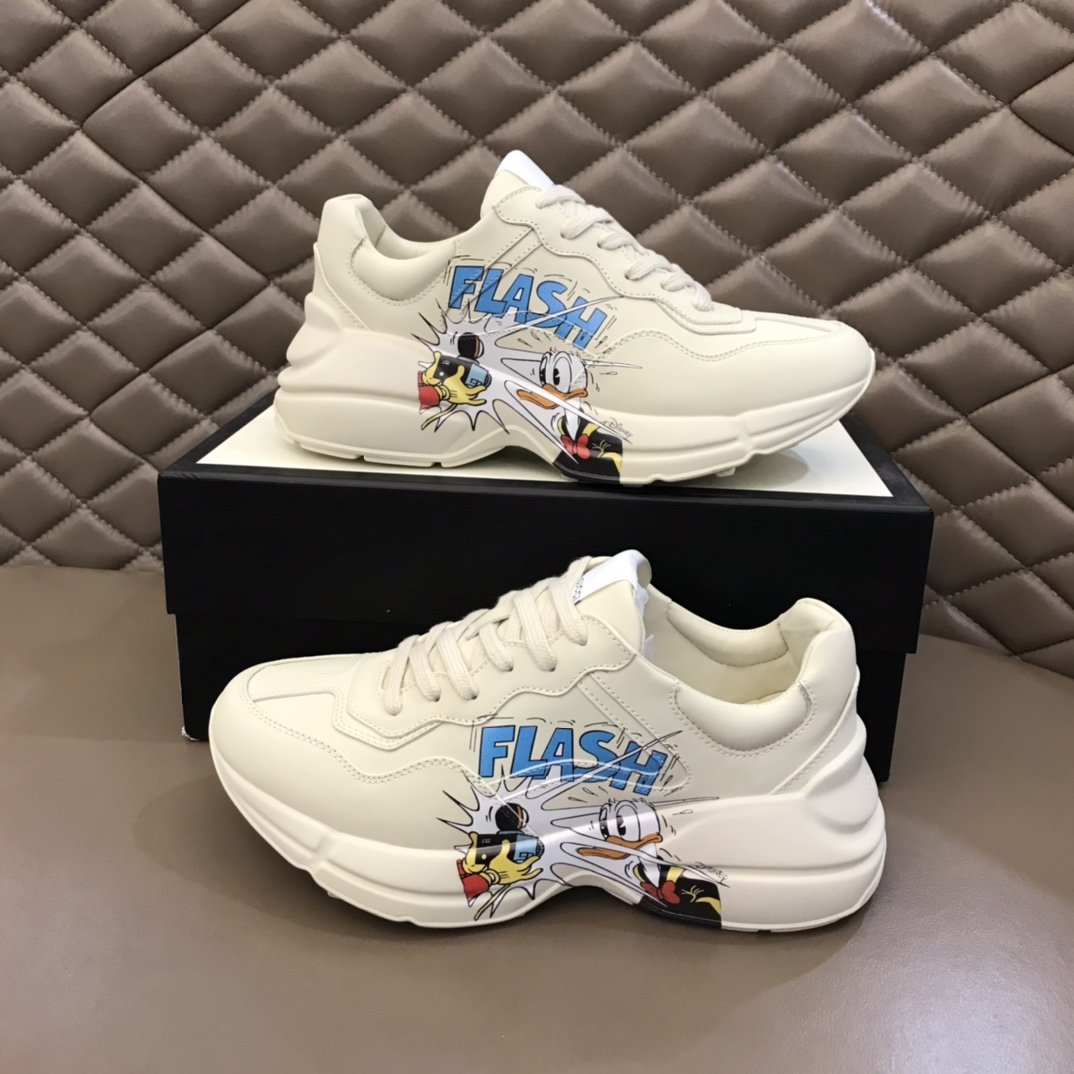 Gucci Disney Donald Duck Print Sneaker - PerfectKickZ