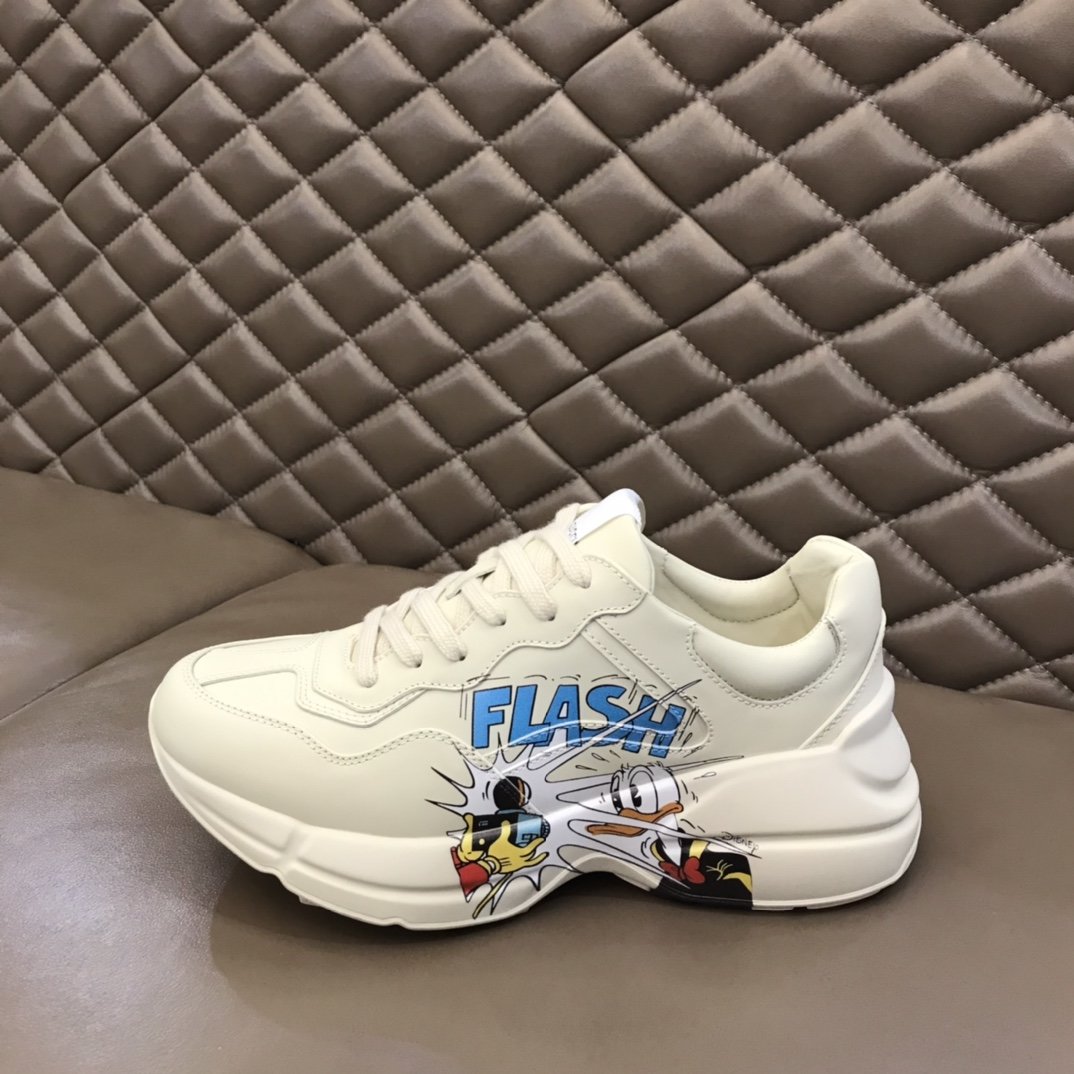 Gucci Disney Donald Duck Print Sneaker - PerfectKickZ
