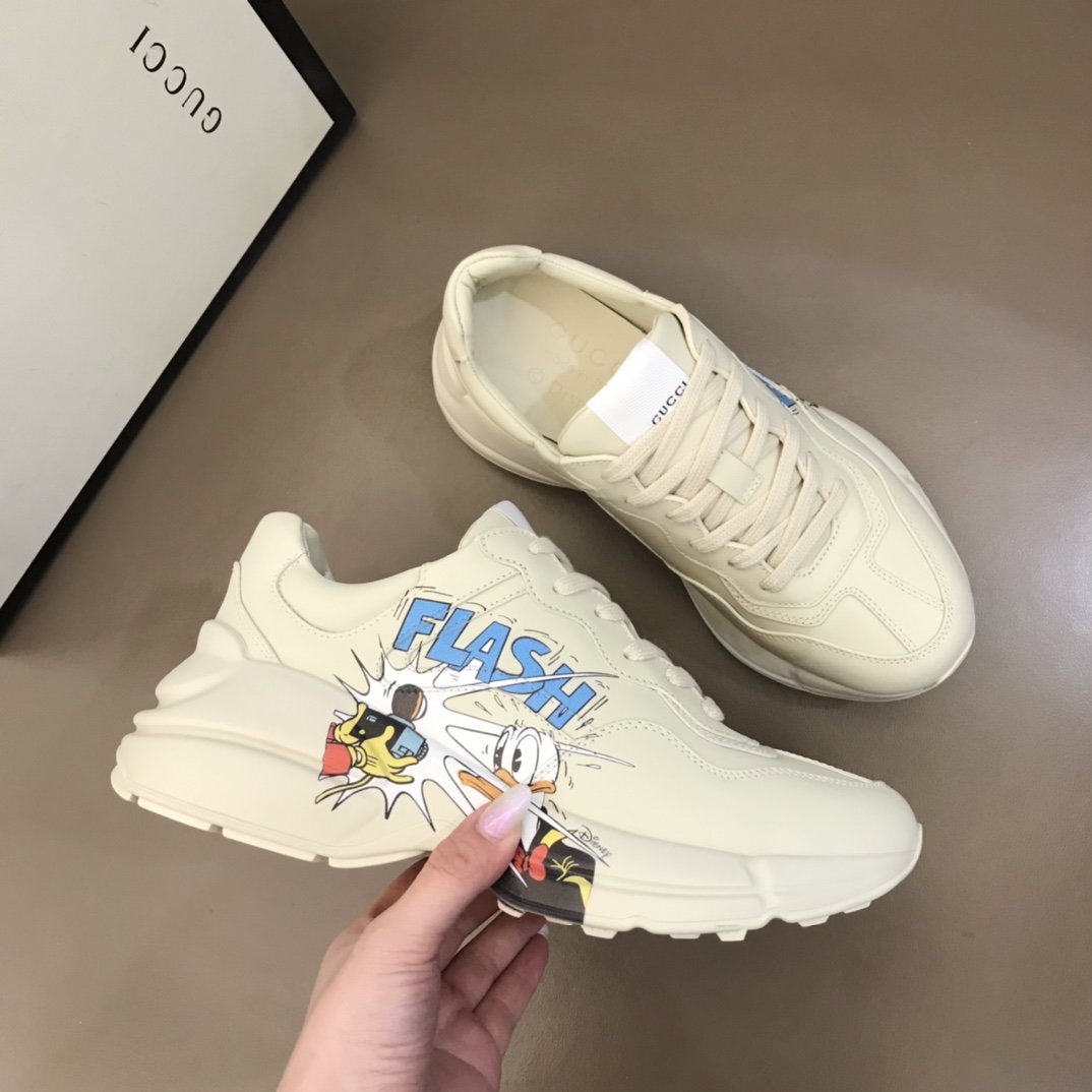 Gucci Disney Donald Duck Print Sneaker - PerfectKickZ