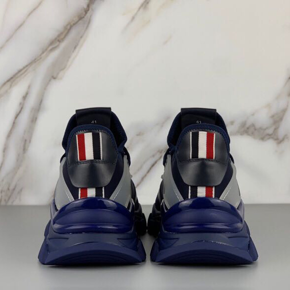 Moncler Logo Patches Lace-up Sneakers - PerfectKickZ