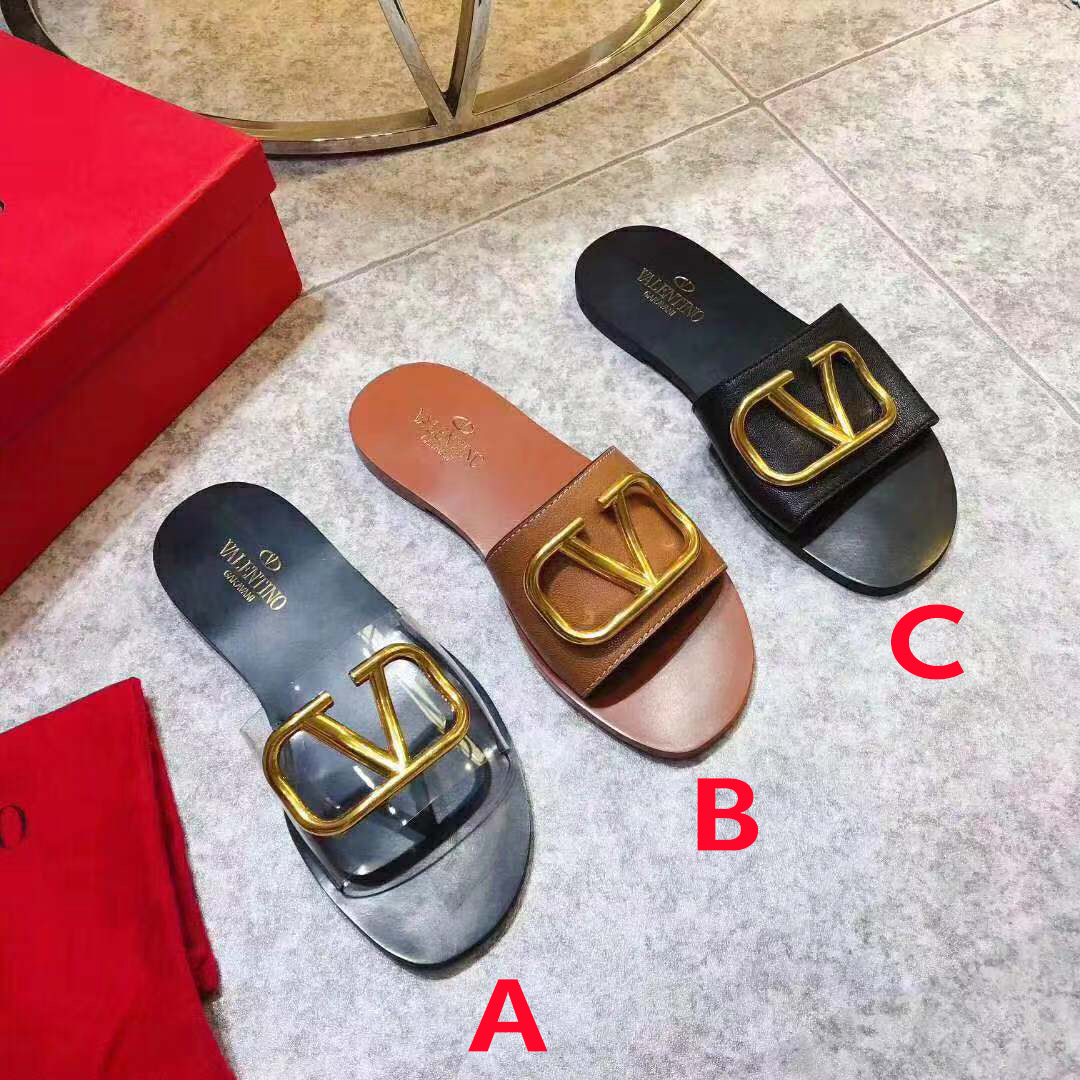 Valenti Women Slides V Buckle Casual Sandals Slippers - PerfectKickZ