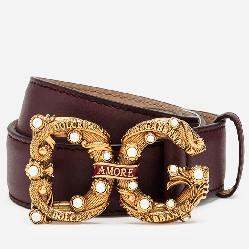 Dolce & Gabbana Belt with DG Buckle - PerfectKickZ