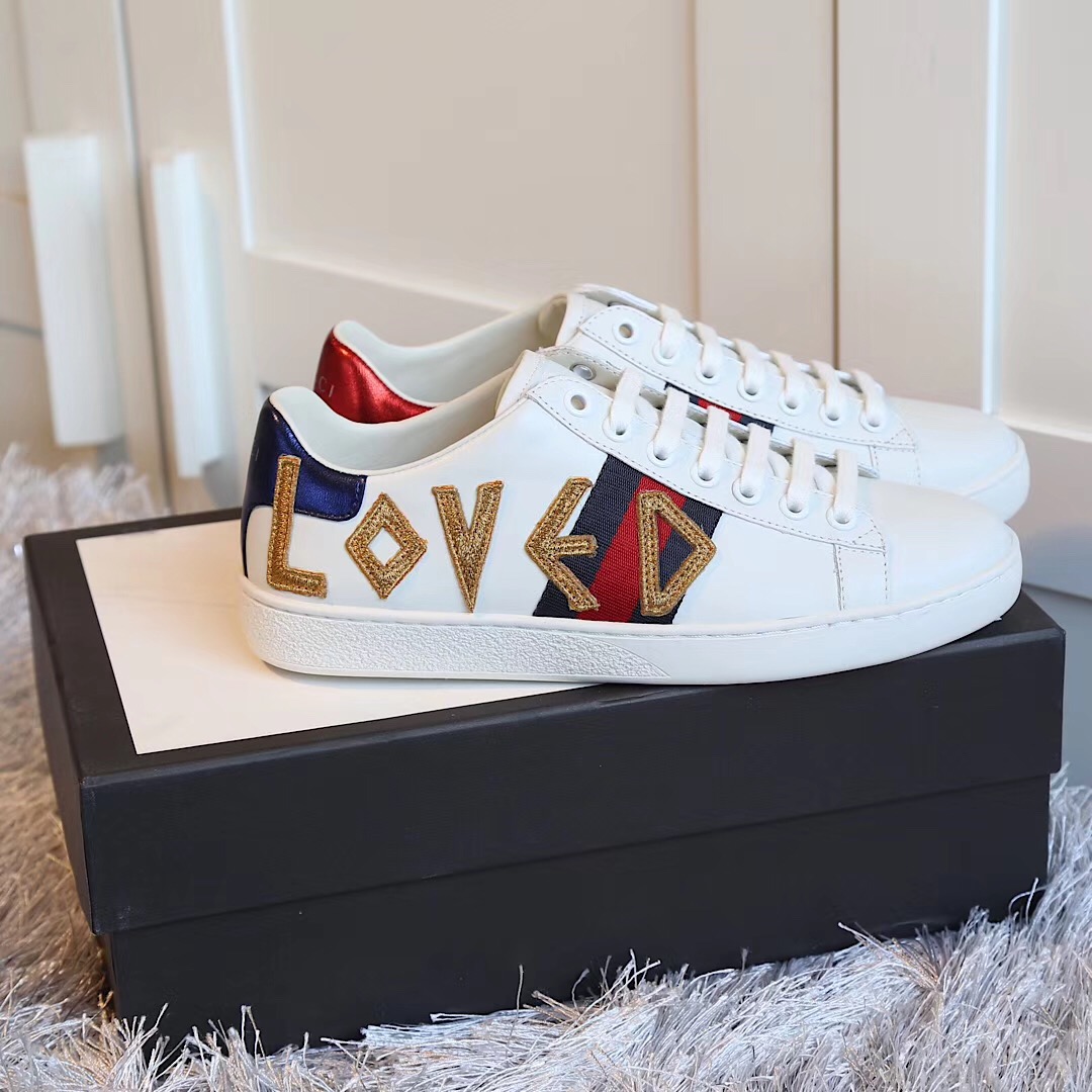 Gucci Ace Embroidered Sneaker - PerfectKickZ