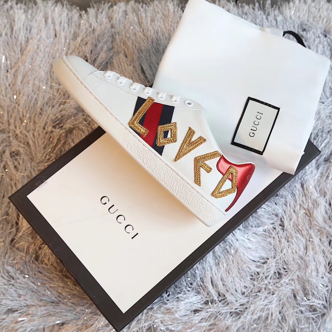 Gucci Ace Embroidered Sneaker - PerfectKickZ