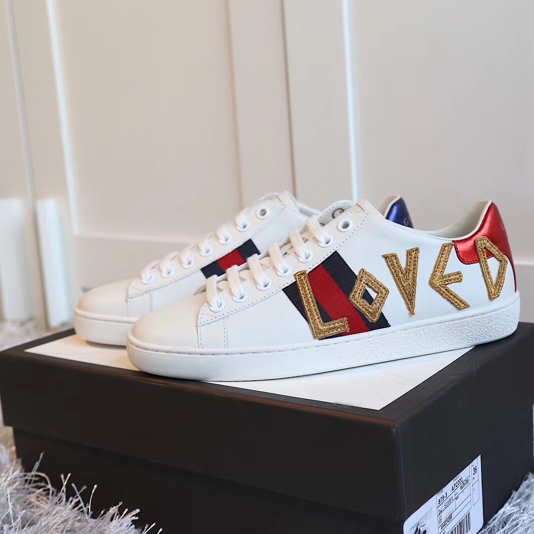 Gucci Ace Embroidered Sneaker - PerfectKickZ