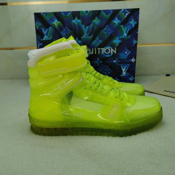 Louis Vuitton Trainer High Top Sneaker - PerfectKickZ