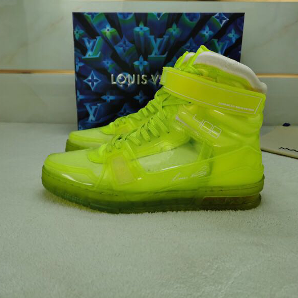 Louis Vuitton Trainer High Top Sneaker - PerfectKickZ